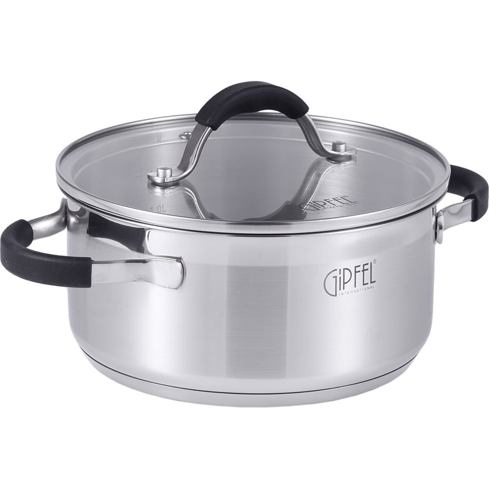 Изображение товара Кастрюля GIPFEL METROPOLE 2 л со стеклянной крышкой