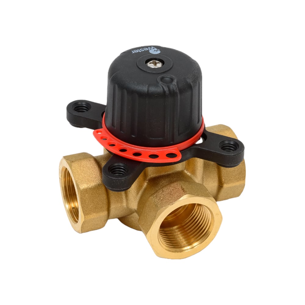 Изображение товара Поворотный клапан Wester VRS3 3-ход DN20 PN10 латунь профессиональный