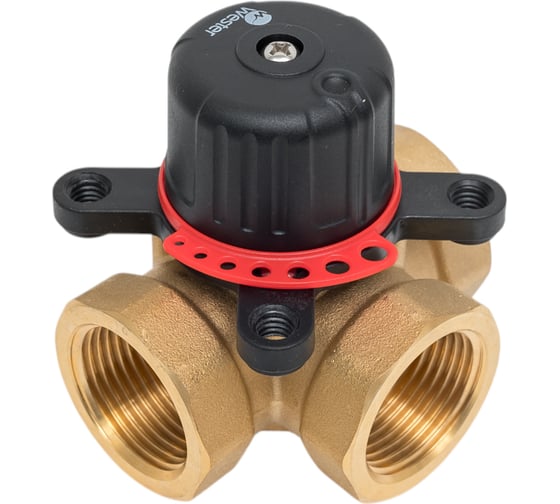 Изображение товара Поворотный клапан Wester VRS3, 3-ход. DN25, Kvs10, PN10, ВР 1", ГВ-КО-РО-ТП-ТТ-ОХ-ВК 0-04-2010