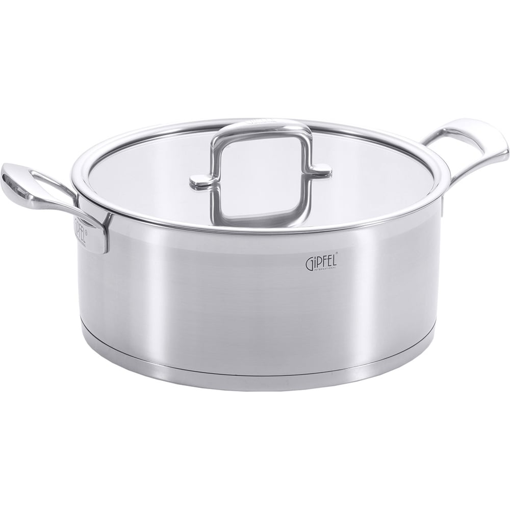 Изображение товара Кастрюля из нержавеющей стали Gipfel Prestige 28 см 6,7 л с крышкой