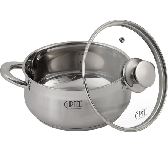 Изображение товара Кастрюля Gipfel из нержавеющей стали Serenade 18 см/2 л 1743