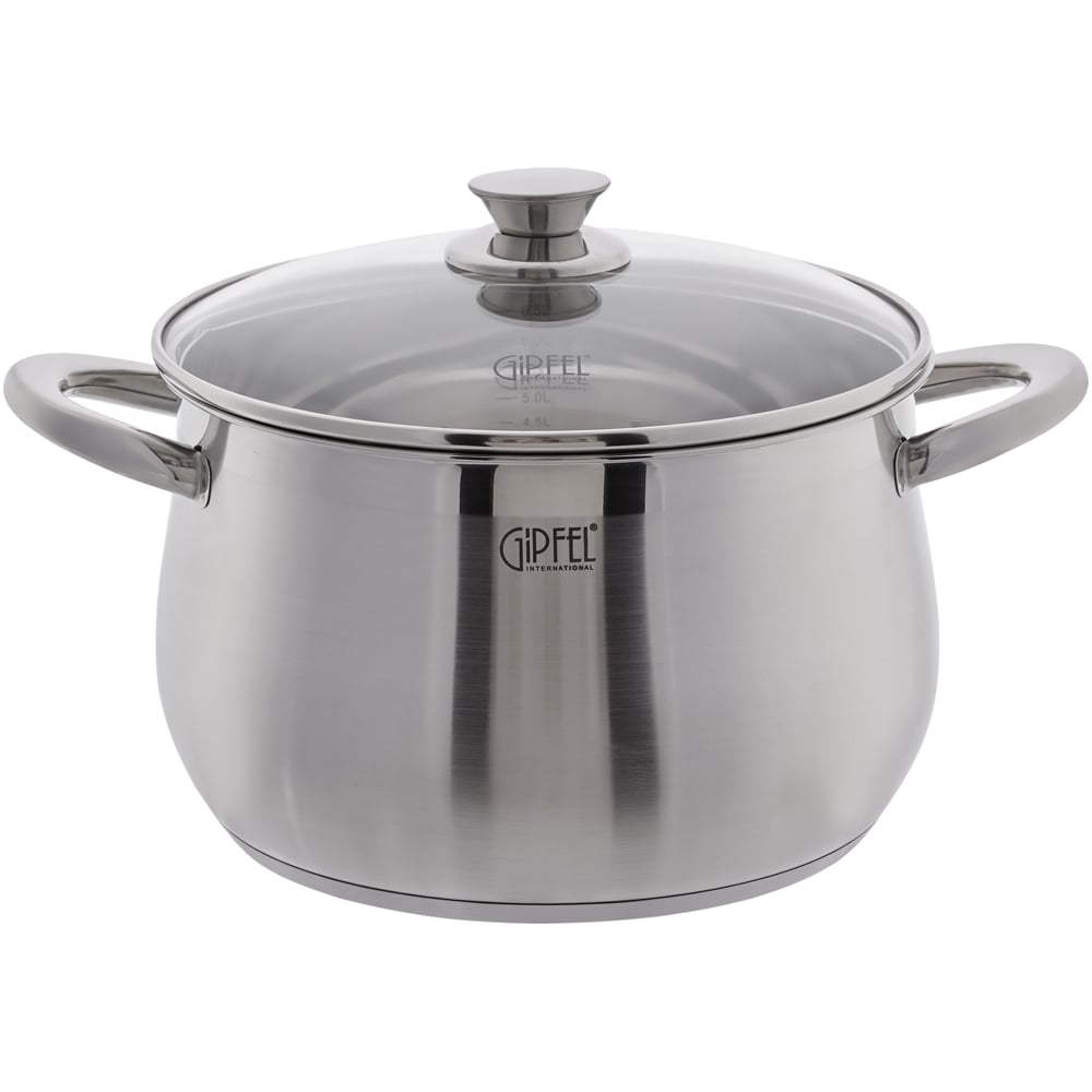 Изображение товара Кастрюля GIPFEL из нержавеющей стали Serenade 24 см 6,5 л с крышкой