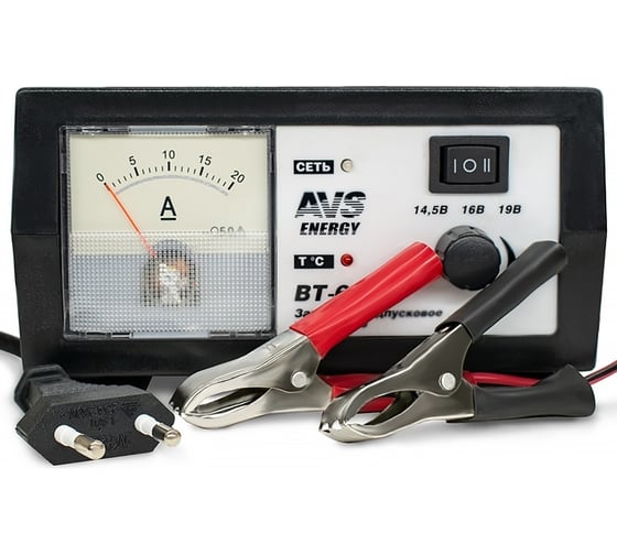 Изображение товара Зарядное устройство для автомобильного аккумулятора AVS BT-6030 (20A) 12V A78866S