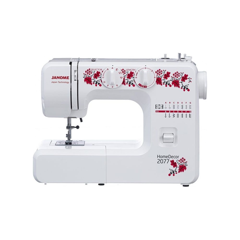 Изображение товара Швейная машина Janome HomeDecor 2077 для шитья и рукоделия