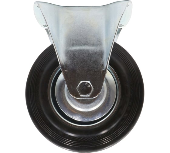 Изображение товара Колесо 160 сс, на площадке, неповоротное, черное Левша У8-9017