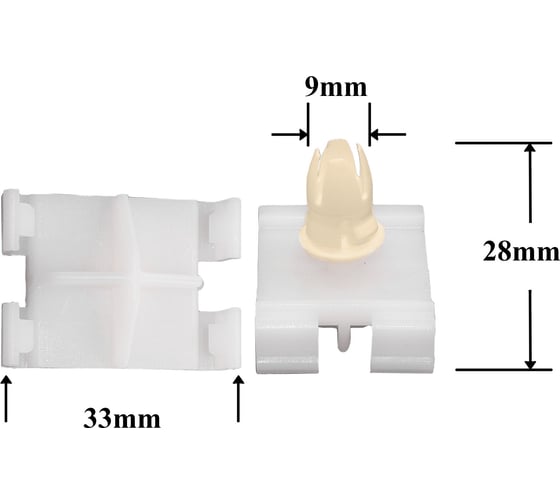 Изображение товара Автокрепеж для Mercedes 10 шт A0019888081 Крепавто 0941