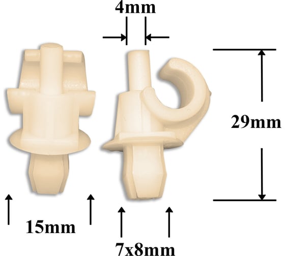 Изображение товара Автокрепеж для VAG 10 шт 1H0823397 Крепавто 0945