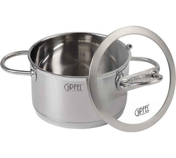 Изображение товара Кастрюля из нержавеющей стали Gipfel Signo 16 см/2 л 1360