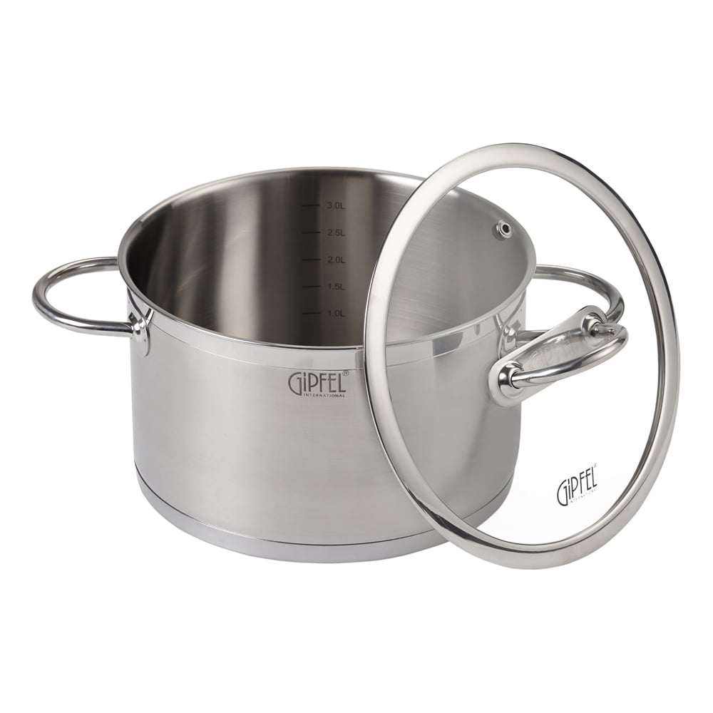 Изображение товара Кастрюля из нержавеющей стали Gipfel Signo 20 см 3,5 л