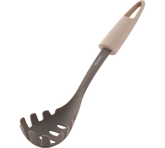 Изображение товара Ложка для спагетти WERNER ANZIO 31,5 см. Материал рабочей части: нейлон, материал ручки: пластик. 50006