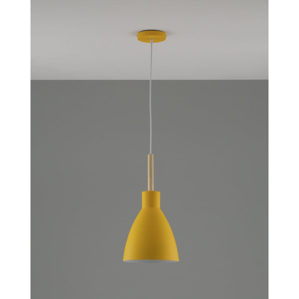 Изображение товара Подвесной светильник Moderli Toni 1 E27 60W желтый стиль модерн