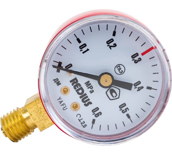 Изображение товара Пропановый манометр Дока 0.6 Мпа DK.1340.00419