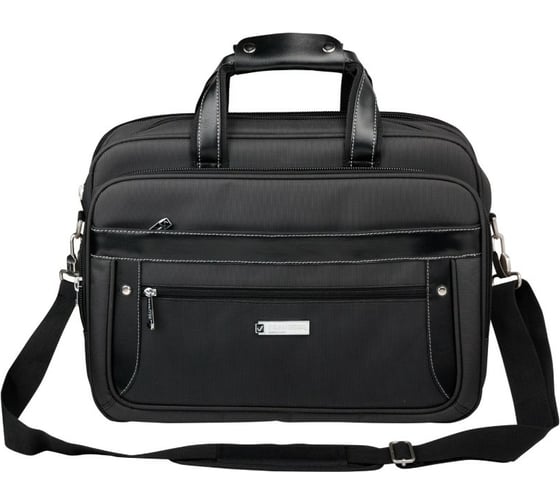 Изображение товара Деловая сумка BRAUBERG Carbon 31x41x13 см, отделение для планшета и ноутбука 15,6", ткань 240509