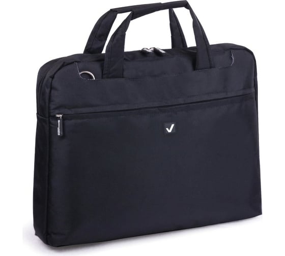Изображение товара Деловая сумка с отделением для планшета и ноутбука 13.3" BRAUBERG Chance ткань черная, 25x35x4 см 240455