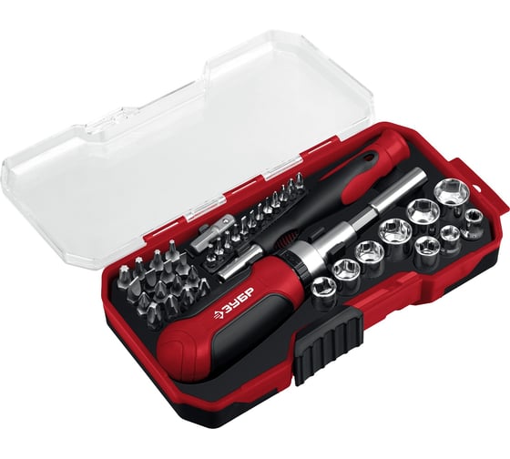 Изображение товара Набор отвертка с насадками ЗУБР Мастер 41 41 шт. 25042