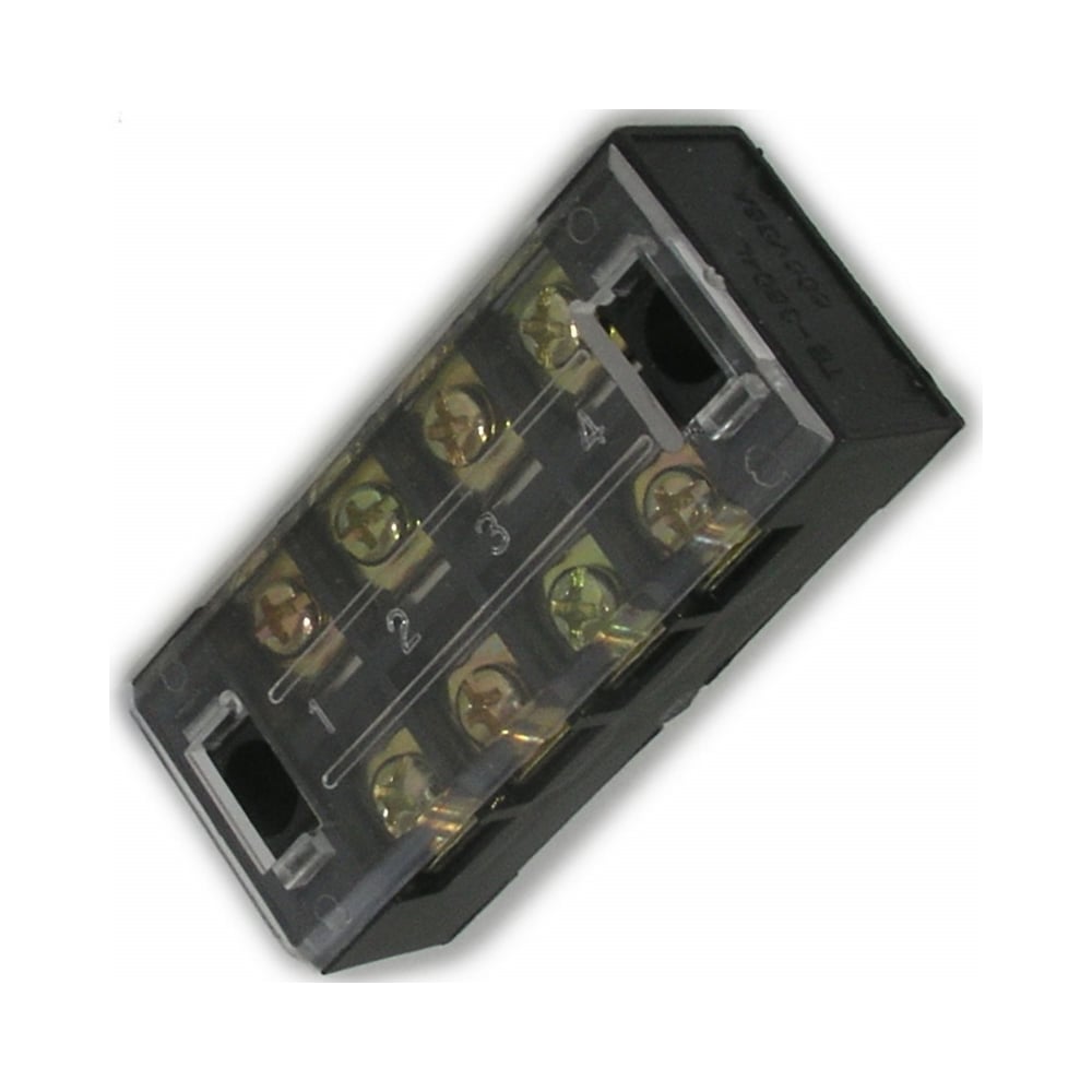 Клеммная колодка винтовая Pro Legend с крышкой, 8 контактов, М4, 35 А, 600 В, 8 AWG, 10 мм2, 5 шт. PL3841_5