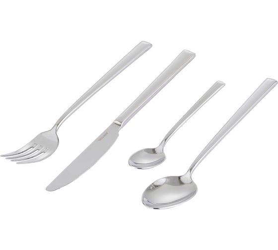 Изображение товара Набор столовых приборов WERNER ESTRO 16 пр. Материал: нерж.сталь 18/0. 51231