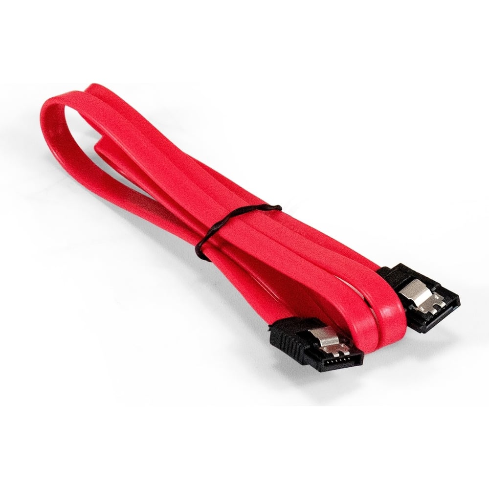 Изображение товара Кабель ExeGate SATA EX-CC-SATA-DATA-0.8L 7pin 0.8м