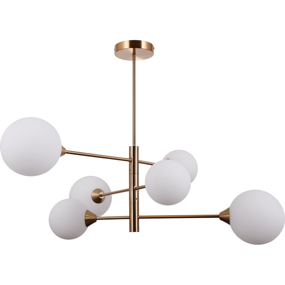 Изображение товара Подвесной светильник Moderli Molecule золото 6 ламп G9 современный дизайн