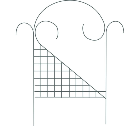 Изображение товара Забор Репка декор "Комбинированный" металл. (М) 10376