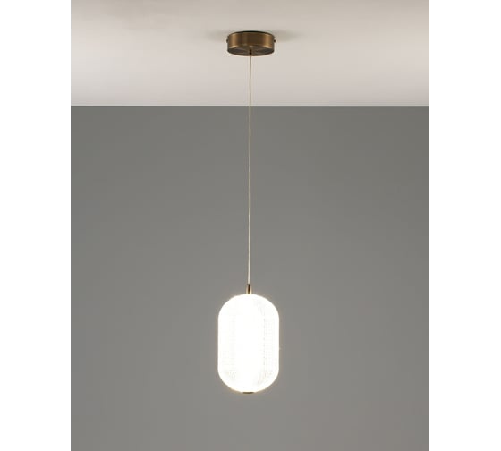 Изображение товара Светильник подвесной светодиодный Moderli Amber бронзовый V10712-PL