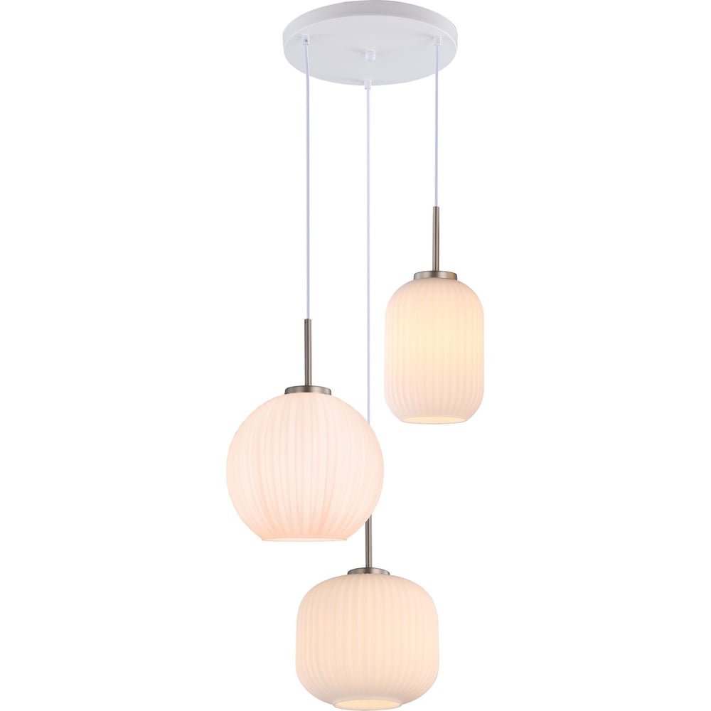 Изображение товара Подвесной светильник Moderli Ivory белый 3 лампы современный дизайн