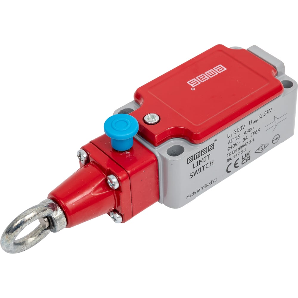 Изображение товара Концевой выключатель Emas с фиксацией медленного переключения, 240В, 3А L52K23HUM112