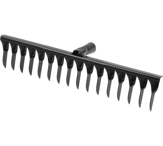 Изображение товара Грабли классические усиленные КЭС ширина 480 мм, 16 витых зубьев, тулейка 30 мм, без черенка 21010084 21010084н