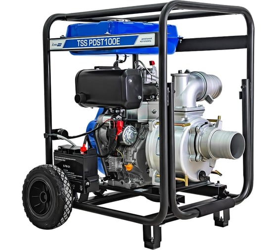 Изображение товара Мотопомпа дизельная TSS PDST100E электростартер, АКБ 130152