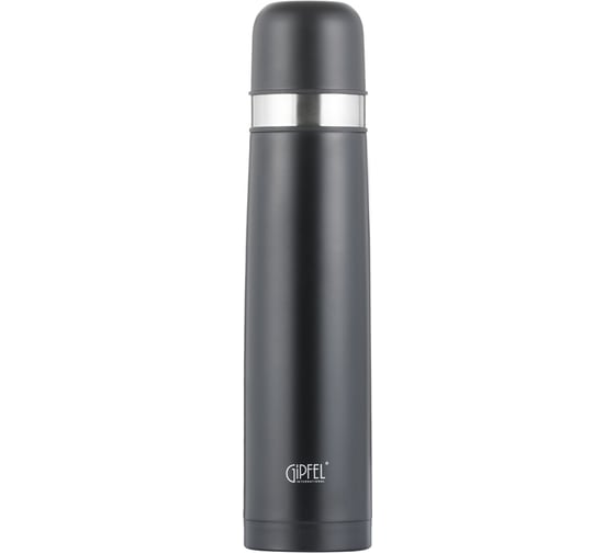 Изображение товара Вакуумный термос GIPFEL SANTOS 1000 мл, нержавеющая сталь 18/10, пластик, черный 51039