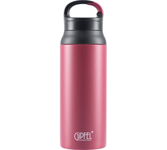 Изображение товара Вакуумный термос GIPFEL ONTARIO 600 мл, нержавеющая сталь 18/10, пластик, силикон, бордовый 51792