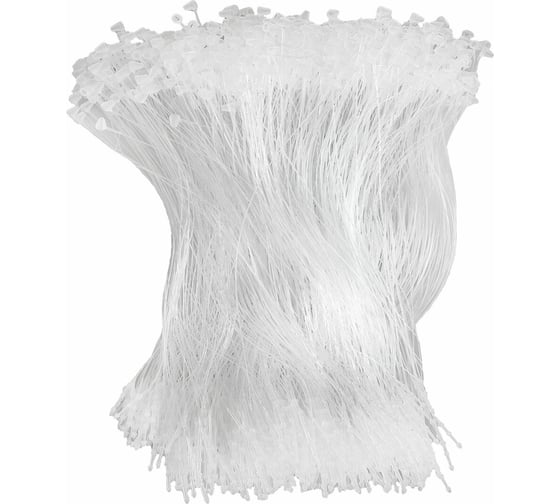 Изображение товара Хомут-биркодержатель, бирка ценник BRAUBERG петлевой, 13 см, комплект 1000 шт. 291305