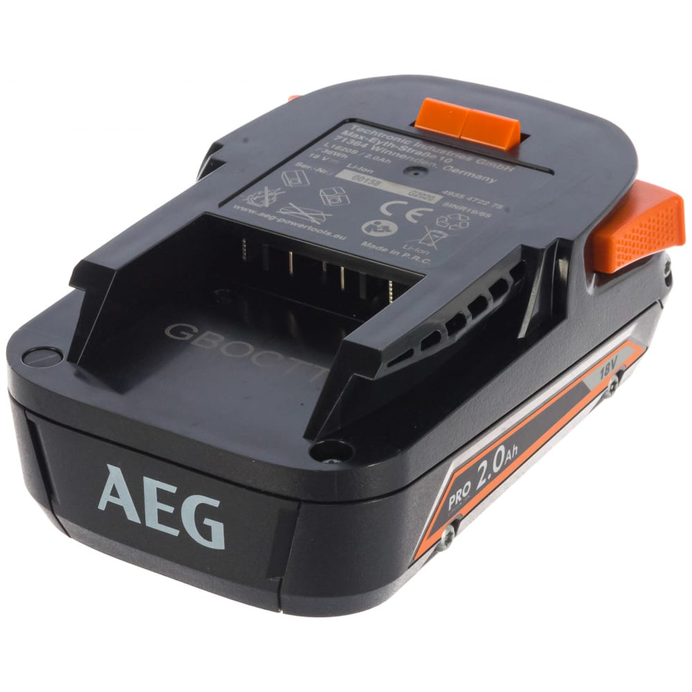 Аккумулятор AEG аккумулятор kress kpb2004 напряжение 20в 4 0ач тип li ion вес 0 7 кг слайдер