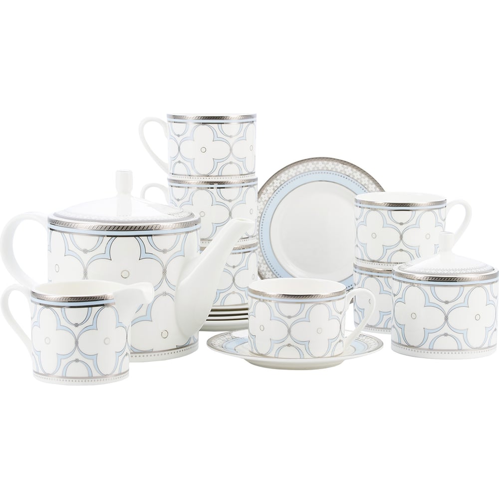 Изображение товара Чайный сервиз GIPFEL PATRICIA костяной фарфор 6 персон 15 предметов