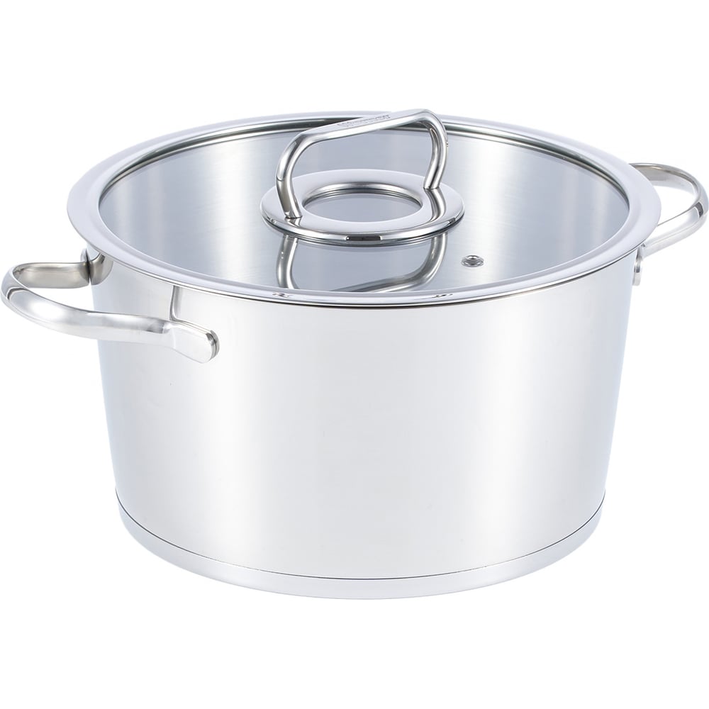 Изображение товара Кастрюля WERNER NICE 24x13.5см/5.4л со стеклянной крышкой