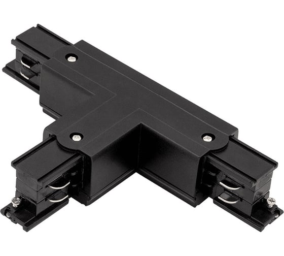 Изображение товара Коннектор для трековых систем DesignLed CN-3F-T-R-BL правый, черный 00-00004389