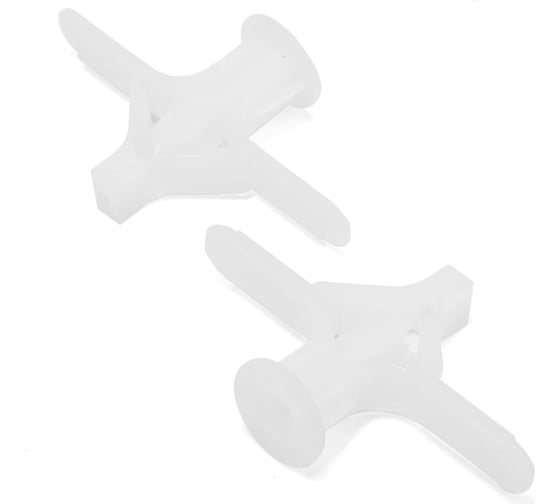 Изображение товара Дюбель ТУНДРА тип Бабочка, 30x50 мм, цвет белый, 25 шт. 9944921