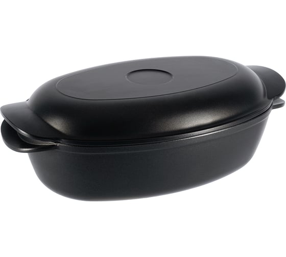 Изображение товара Утятница WERNER TANTAL 3 л из литого алюминия с крышкой-сковородой, с трехслойным антипригарным покрытием Сталафлон. Толщина стенок: 4,0 мм, толщина дна: 6,0 мм. 52212