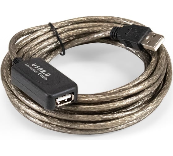 Изображение товара Удлинитель активный ExeGate USB2.0-repeater EX-UAE-AMAF-5.0 Am Af, 5м 294766