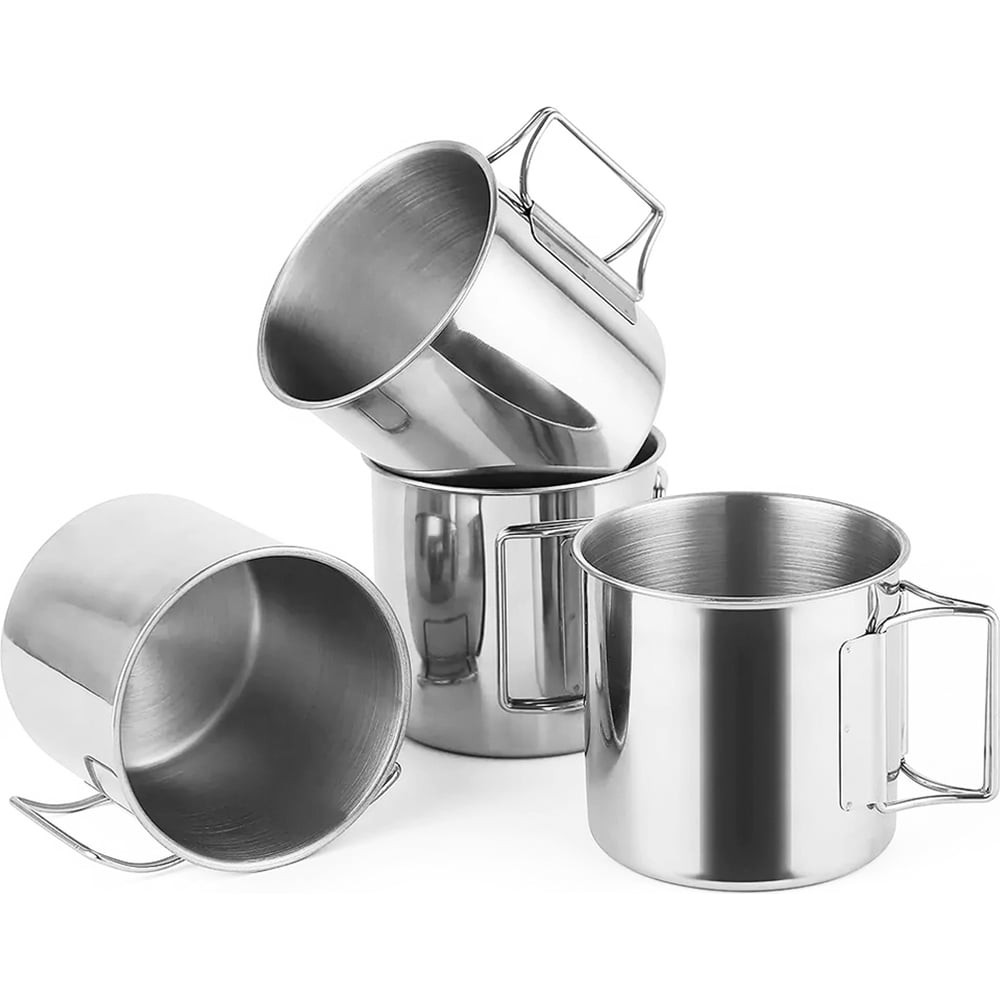 Комплект кружек KITOKI 4 шт, со складными ручками М7760305