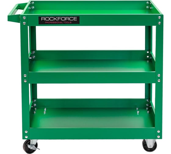 Изображение товара Инструментальная тележка Rockforce 3-х полочная с держателем отверток RF-1141343A(46741)
