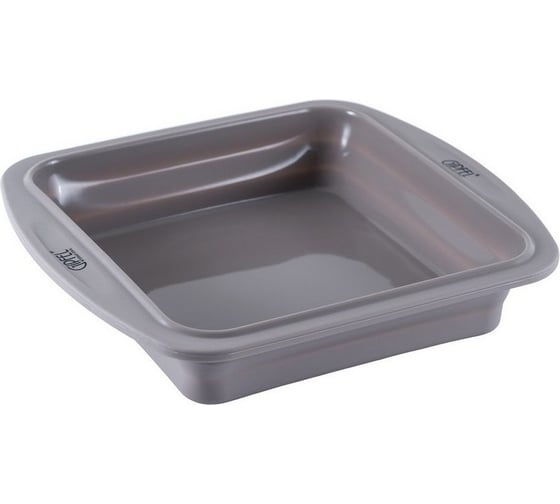 Изображение товара Форма для выпечки GIPFEL ECO квадратная, силиконовая с внутренней металлической опорой 27,5x24x5 см. Материал: силикон. Цвет: бежевый. 2523