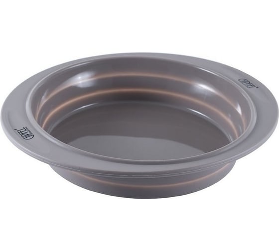 Изображение товара Форма для выпечки GIPFEL ECO круглая, силиконовая с внутренней металлической опорой 29x25x5 см. Материал: силикон. 2522