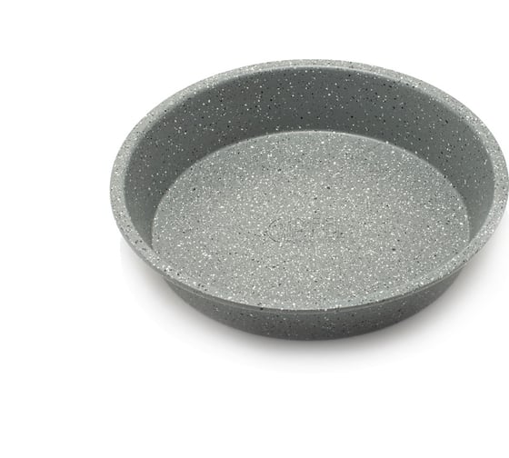 Изображение товара Форма для выпечки GIPFEL MARBLE 24x24x4,5см круглая с антипригарным мраморным покрытием. Материал: углеродистая сталь 1875