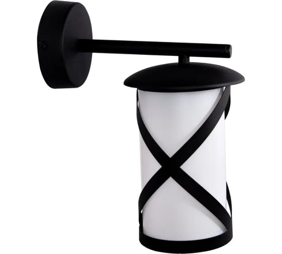 Изображение товара Светильник уличный настенный ЭЛЕТЕХ Огниво, черный НБУ 02-100-001 IP43 1030480562