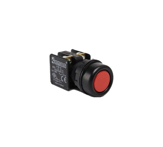 Изображение товара Водозащитная кнопка Emas Красная 1НЗ+1НО, KB14RK