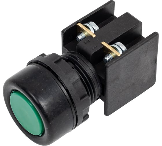 Изображение товара Водозащитная кнопка Emas зеленая 1НЗ+1НО, KB14RY