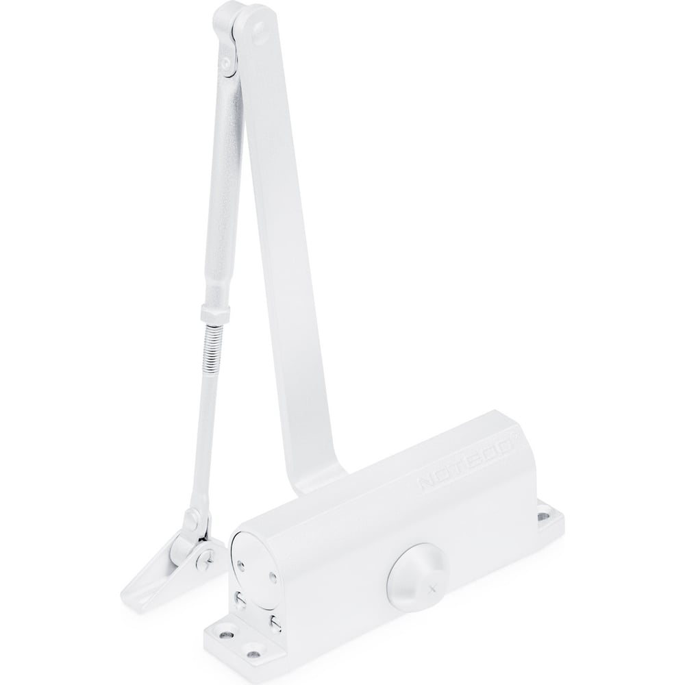 Изображение товара Доводчик дверной NOTEDO DC-080 HO EN3/4 белый для автоматики дверей