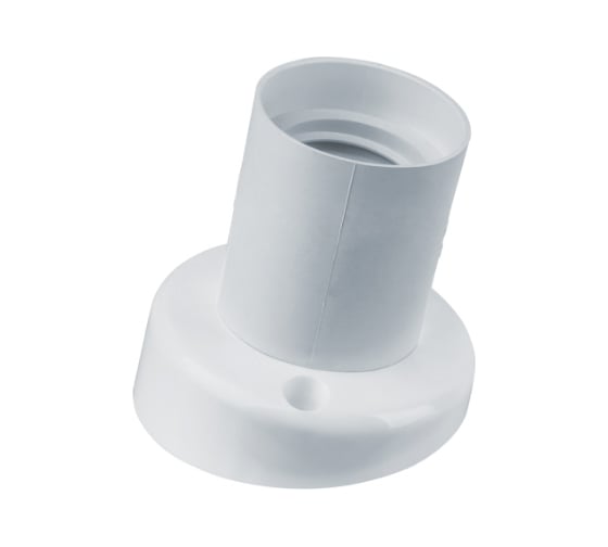 Изображение товара Настенный электрический патрон Navigator NLH-PL-W1-E27, пластик, наклонный 14016