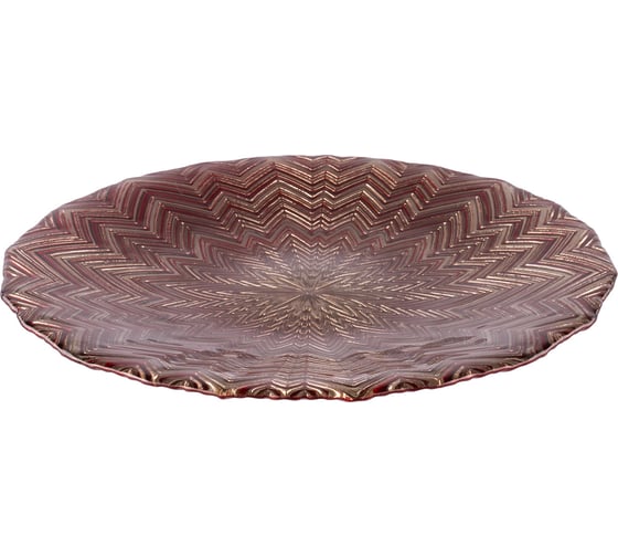 Изображение товара Сервировочная тарелка GIPFEL ASTRID 22 см, стекло, золотой 43218